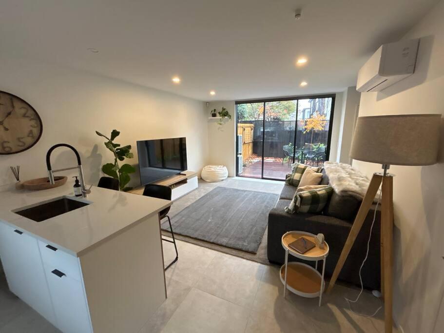 Luxury 2 Bedroom Hideout Near Cbd,Merivale Mall Крайстчърч Екстериор снимка